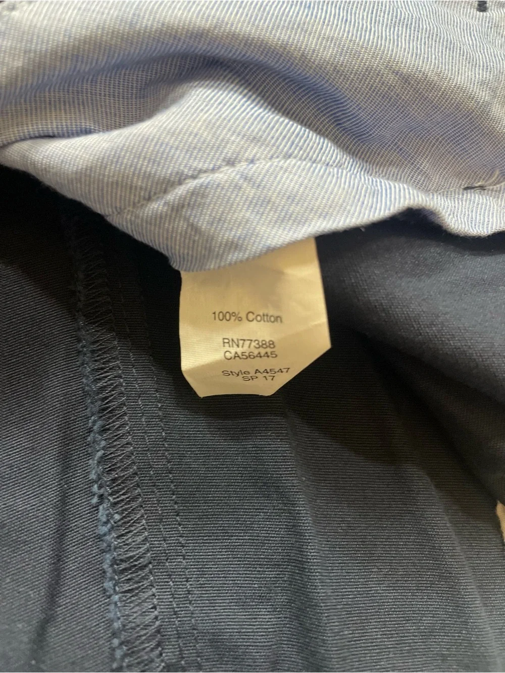 J. Crew Reade Flat Front 7” Navy Cotton Chino Shorts